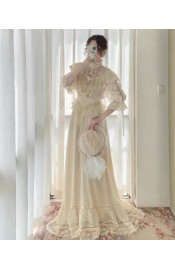 Vintage 3900 Lace Edwardian Top Short Skirt Long Skirt and Sets(Reservation/Full Payment Without Shipping)